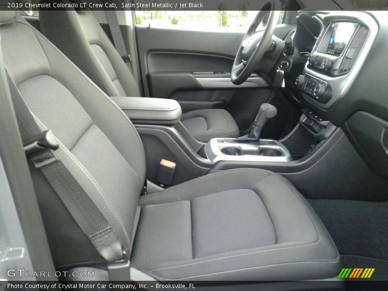 Satin Steel Metallic / Jet Black 2019 Chevrolet Colorado LT Crew Cab