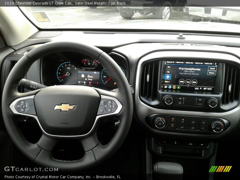 Satin Steel Metallic / Jet Black 2019 Chevrolet Colorado LT Crew Cab