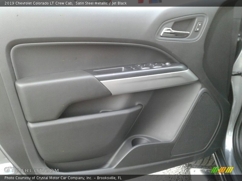 Satin Steel Metallic / Jet Black 2019 Chevrolet Colorado LT Crew Cab