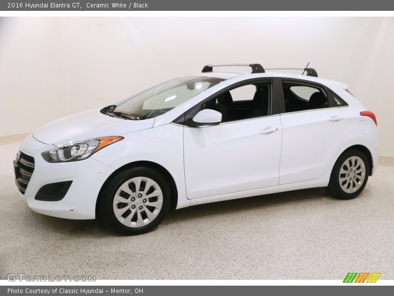 Ceramic White / Black 2016 Hyundai Elantra GT