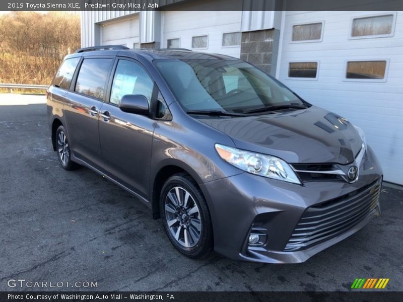 Predawn Gray Mica / Ash 2019 Toyota Sienna XLE