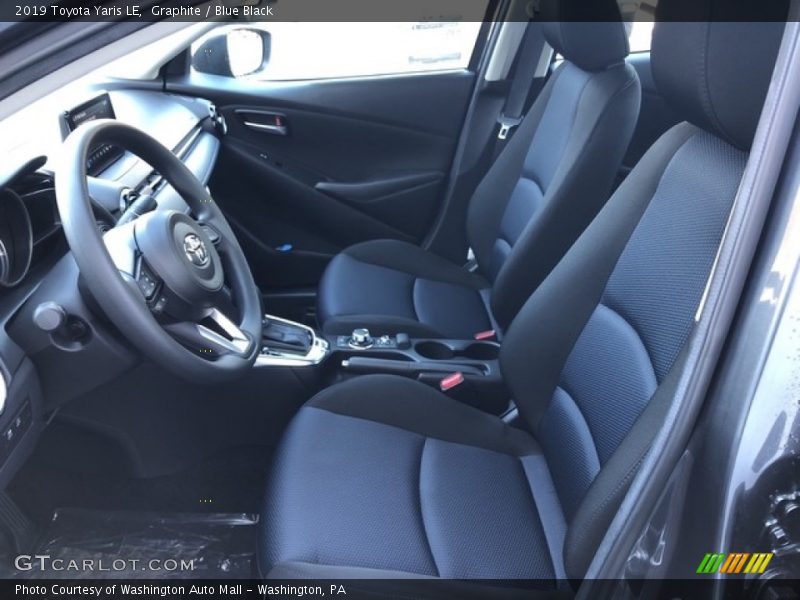 Front Seat of 2019 Yaris LE