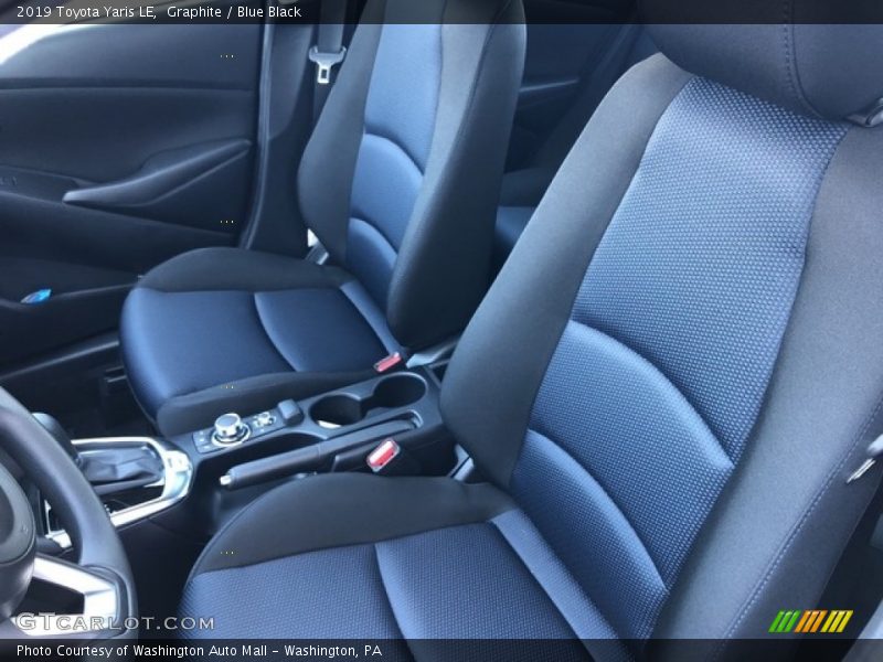 Front Seat of 2019 Yaris LE
