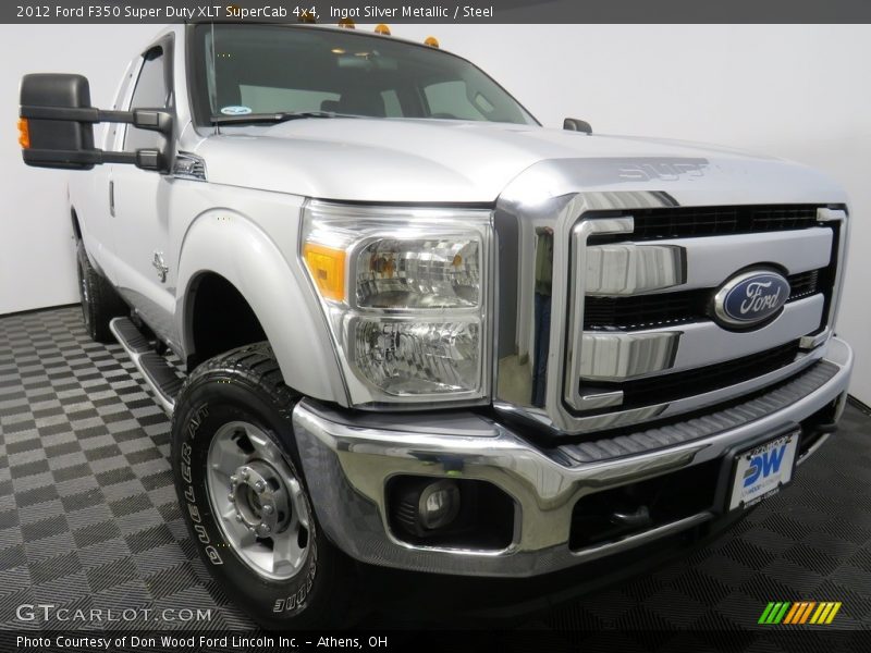 Ingot Silver Metallic / Steel 2012 Ford F350 Super Duty XLT SuperCab 4x4
