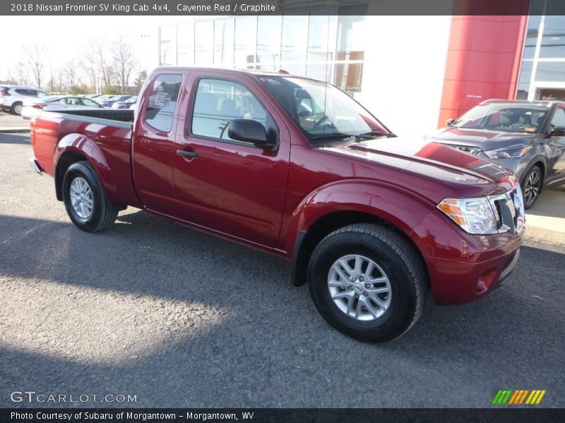 Cayenne Red / Graphite 2018 Nissan Frontier SV King Cab 4x4