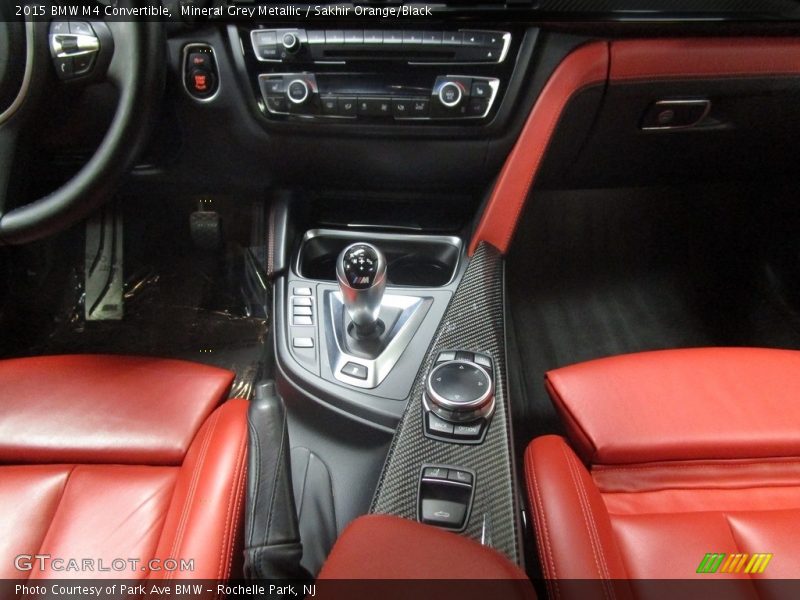 Mineral Grey Metallic / Sakhir Orange/Black 2015 BMW M4 Convertible