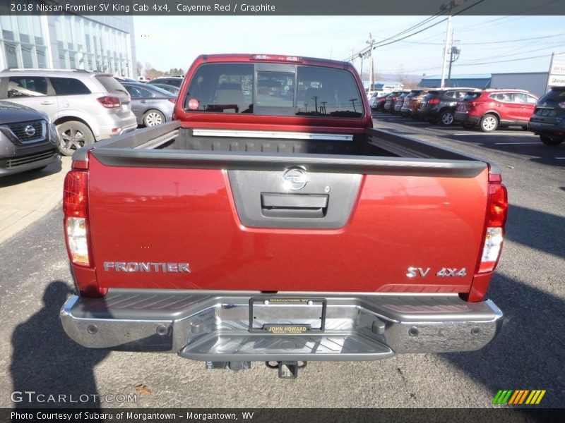 Cayenne Red / Graphite 2018 Nissan Frontier SV King Cab 4x4