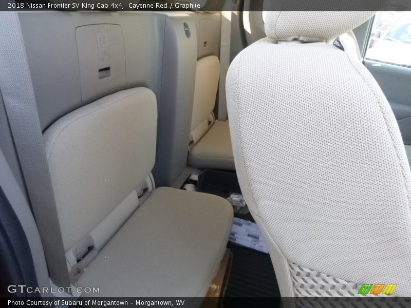 Rear Seat of 2018 Frontier SV King Cab 4x4