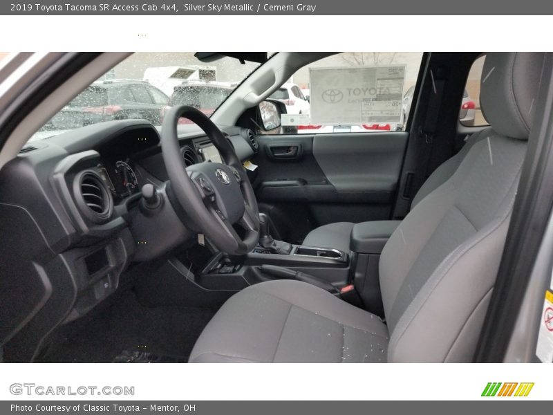 Silver Sky Metallic / Cement Gray 2019 Toyota Tacoma SR Access Cab 4x4