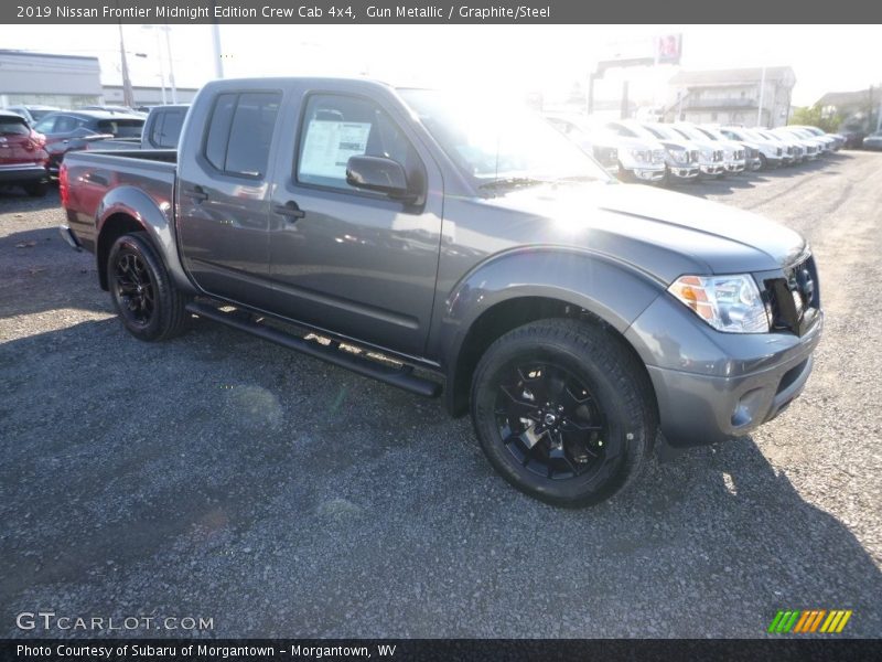 Gun Metallic / Graphite/Steel 2019 Nissan Frontier Midnight Edition Crew Cab 4x4