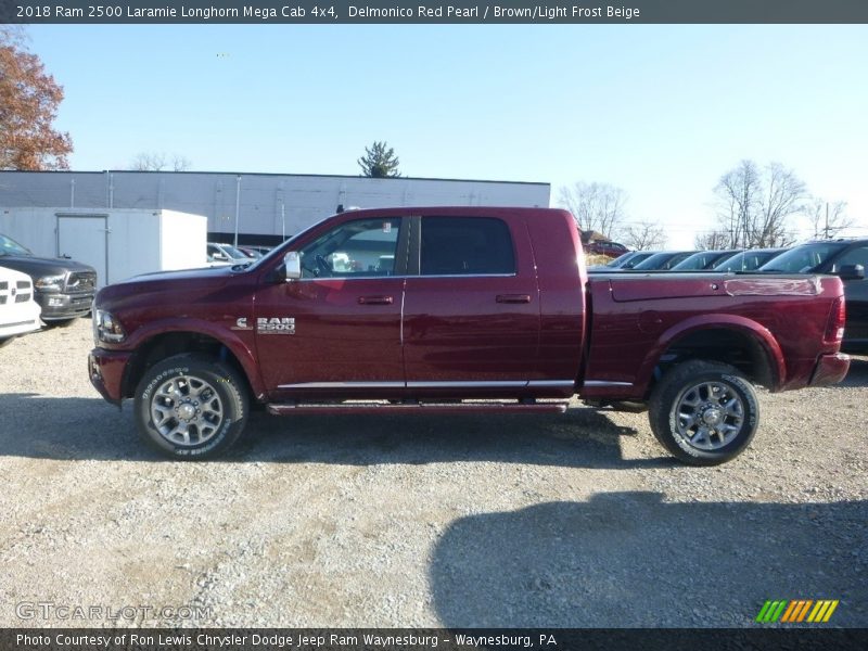  2018 2500 Laramie Longhorn Mega Cab 4x4 Delmonico Red Pearl