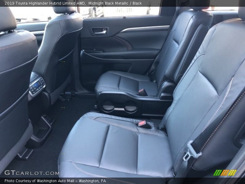 Rear Seat of 2019 Highlander Hybrid Limited AWD