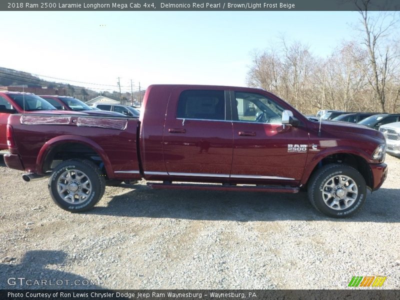 Delmonico Red Pearl / Brown/Light Frost Beige 2018 Ram 2500 Laramie Longhorn Mega Cab 4x4