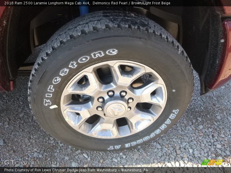 Delmonico Red Pearl / Brown/Light Frost Beige 2018 Ram 2500 Laramie Longhorn Mega Cab 4x4