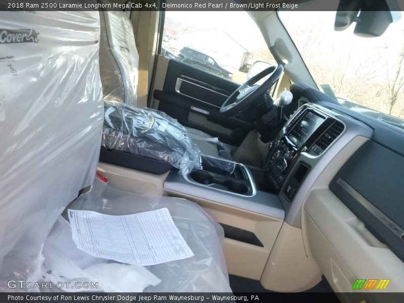 Delmonico Red Pearl / Brown/Light Frost Beige 2018 Ram 2500 Laramie Longhorn Mega Cab 4x4