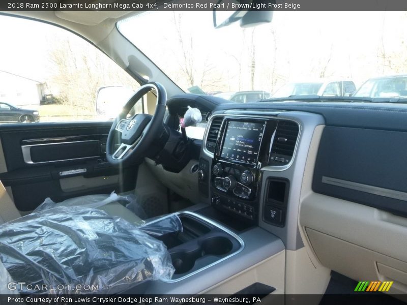 Delmonico Red Pearl / Brown/Light Frost Beige 2018 Ram 2500 Laramie Longhorn Mega Cab 4x4