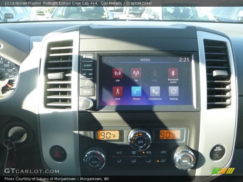 Controls of 2019 Frontier Midnight Edition Crew Cab 4x4
