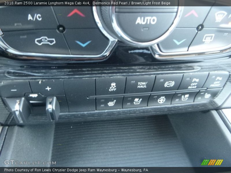 Delmonico Red Pearl / Brown/Light Frost Beige 2018 Ram 2500 Laramie Longhorn Mega Cab 4x4