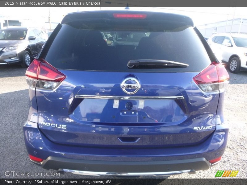 Caspian Blue / Charcoal 2019 Nissan Rogue SV AWD