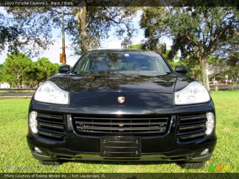 Black / Black 2009 Porsche Cayenne S