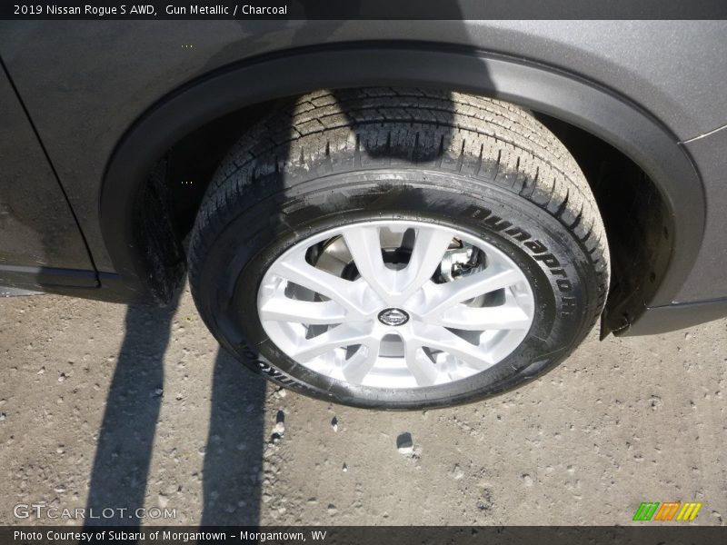 Gun Metallic / Charcoal 2019 Nissan Rogue S AWD