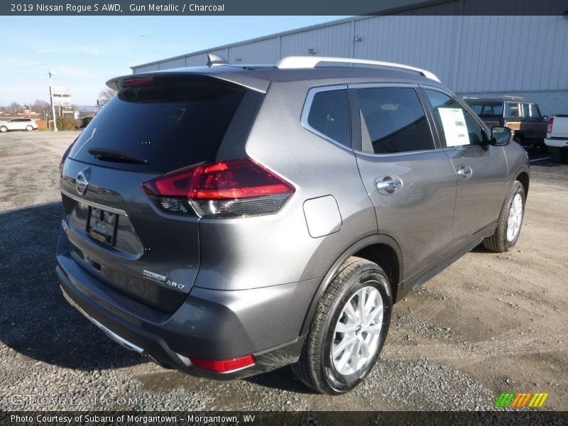 Gun Metallic / Charcoal 2019 Nissan Rogue S AWD