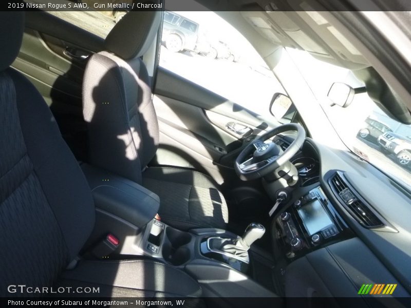 Gun Metallic / Charcoal 2019 Nissan Rogue S AWD