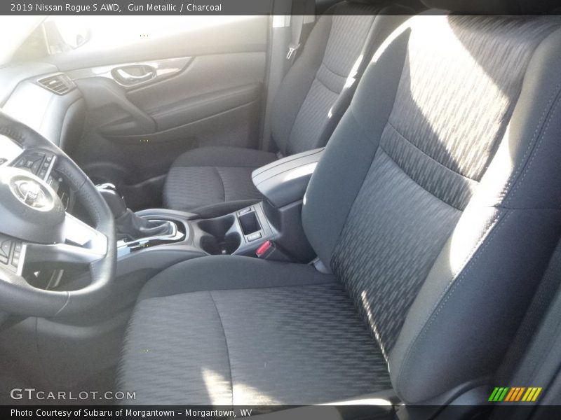 Gun Metallic / Charcoal 2019 Nissan Rogue S AWD