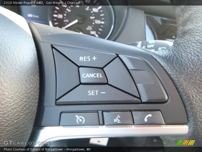 Gun Metallic / Charcoal 2019 Nissan Rogue S AWD