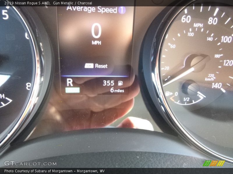Gun Metallic / Charcoal 2019 Nissan Rogue S AWD