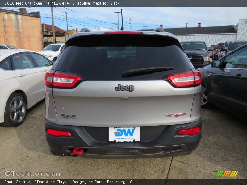 Billet Silver Metallic / Black 2016 Jeep Cherokee Trailhawk 4x4