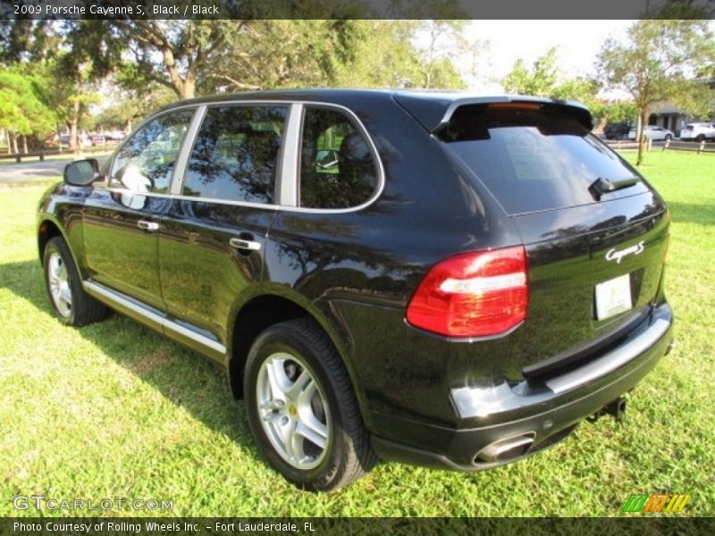 Black / Black 2009 Porsche Cayenne S