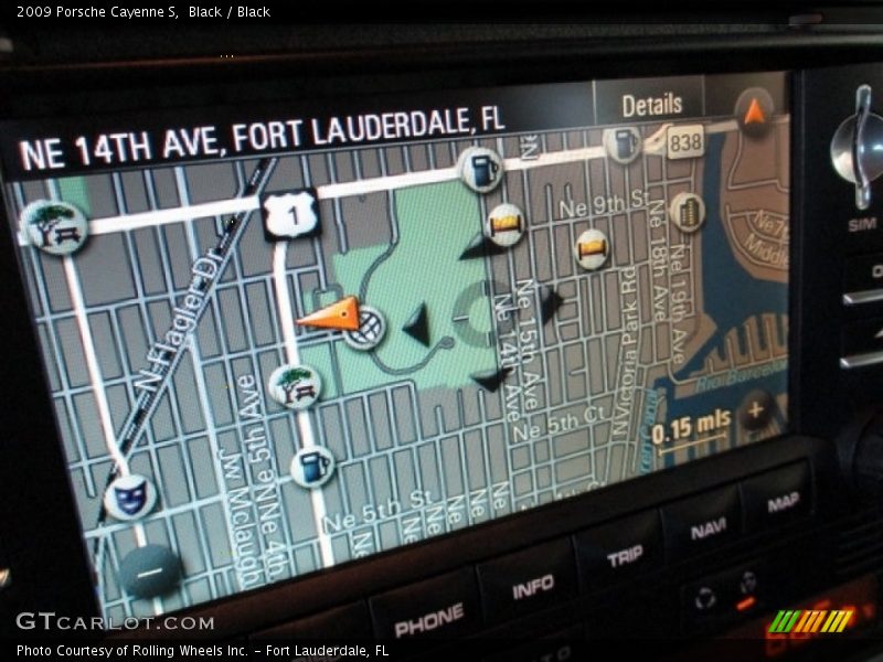 Navigation of 2009 Cayenne S