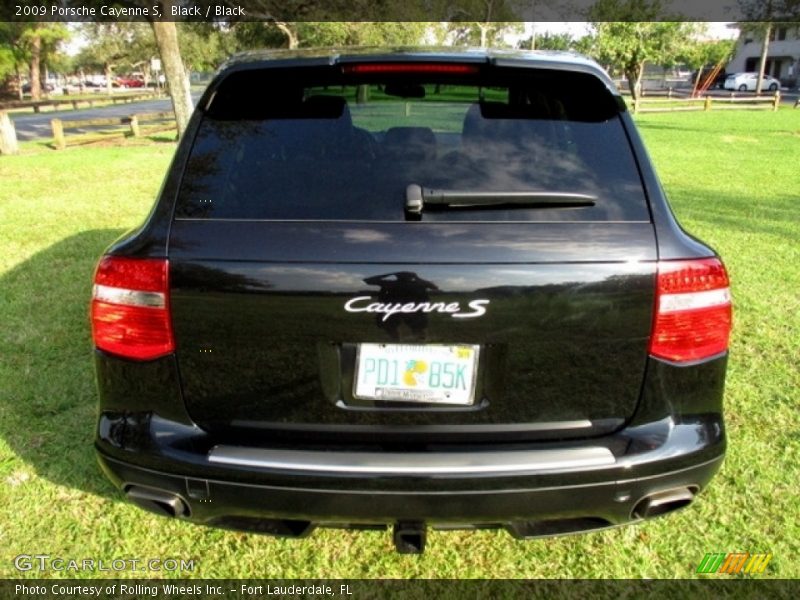 Black / Black 2009 Porsche Cayenne S