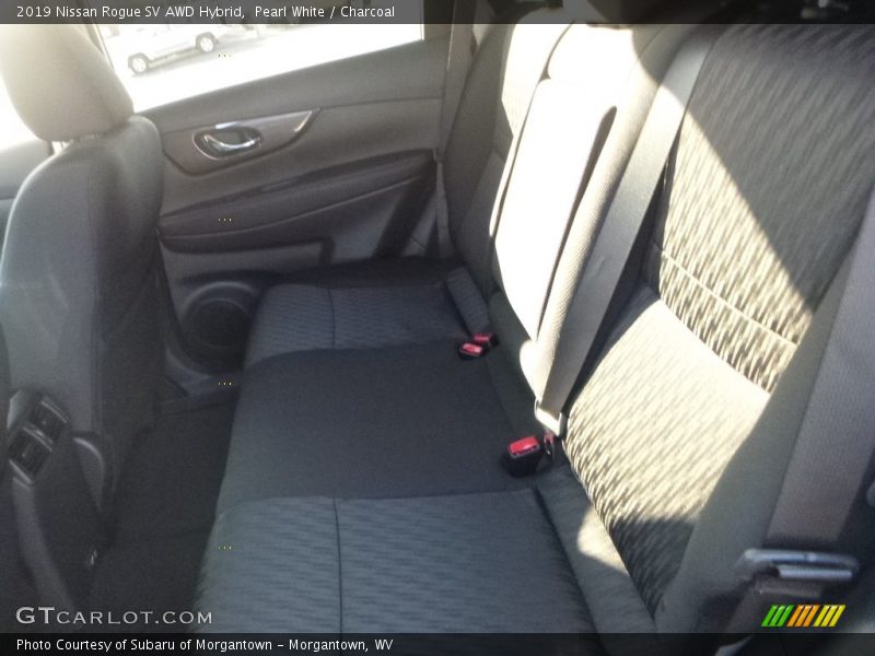 Pearl White / Charcoal 2019 Nissan Rogue SV AWD Hybrid