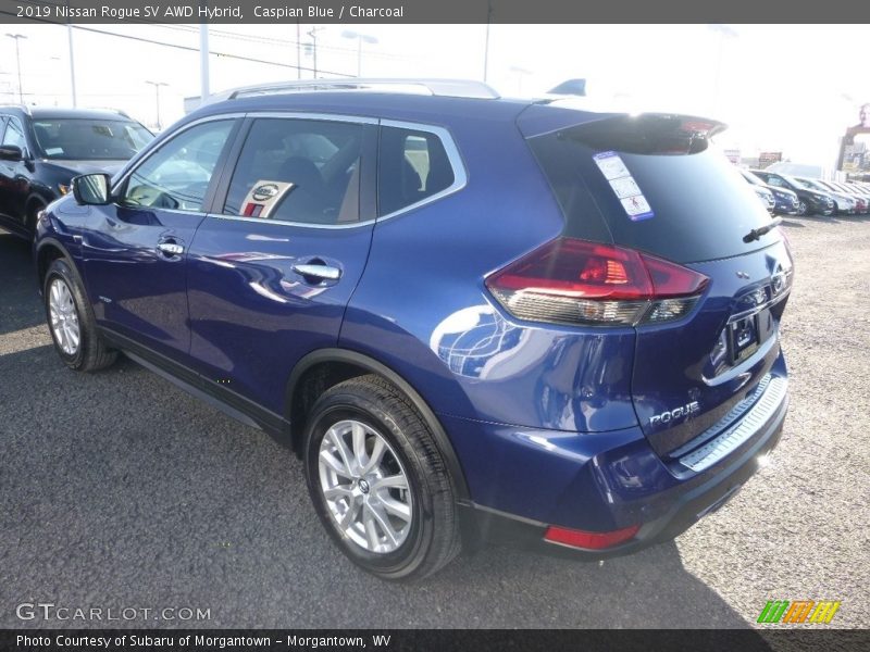 Caspian Blue / Charcoal 2019 Nissan Rogue SV AWD Hybrid
