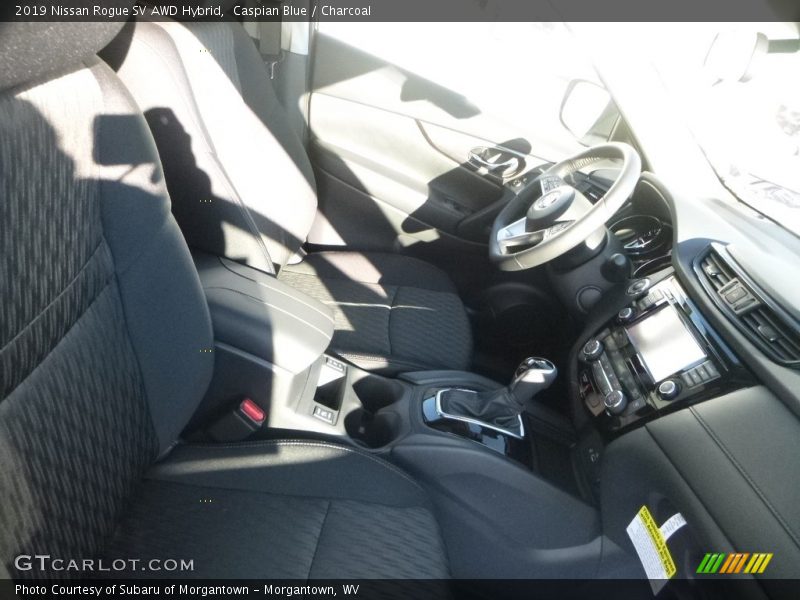 Caspian Blue / Charcoal 2019 Nissan Rogue SV AWD Hybrid