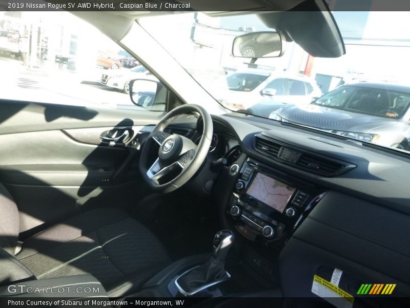 Caspian Blue / Charcoal 2019 Nissan Rogue SV AWD Hybrid