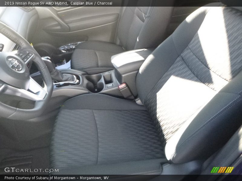 Caspian Blue / Charcoal 2019 Nissan Rogue SV AWD Hybrid