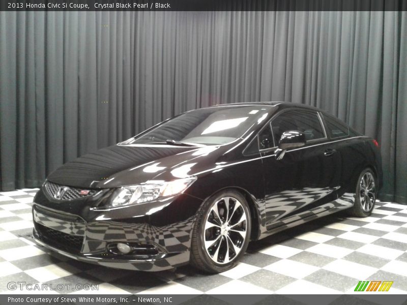 Crystal Black Pearl / Black 2013 Honda Civic Si Coupe