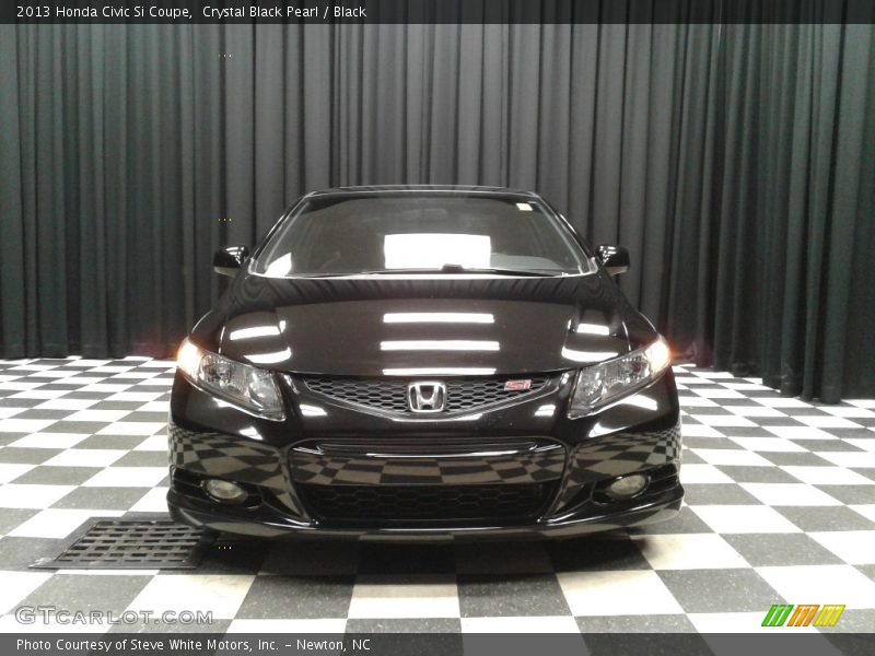 Crystal Black Pearl / Black 2013 Honda Civic Si Coupe