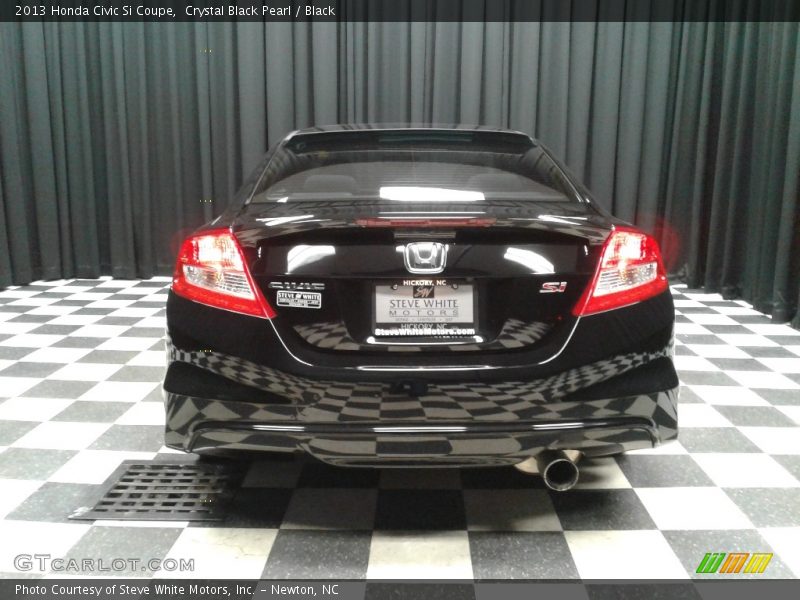 Crystal Black Pearl / Black 2013 Honda Civic Si Coupe