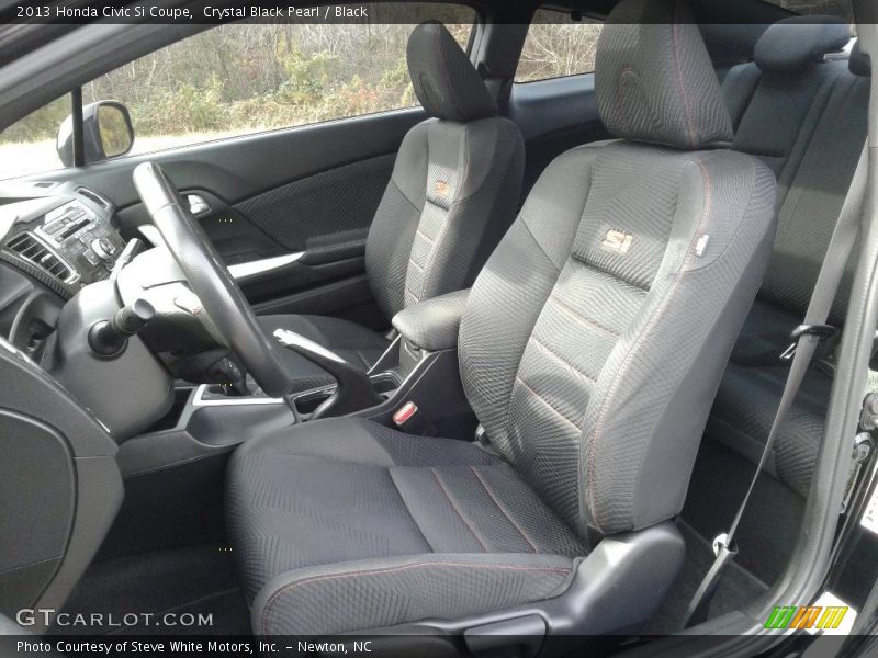 Crystal Black Pearl / Black 2013 Honda Civic Si Coupe