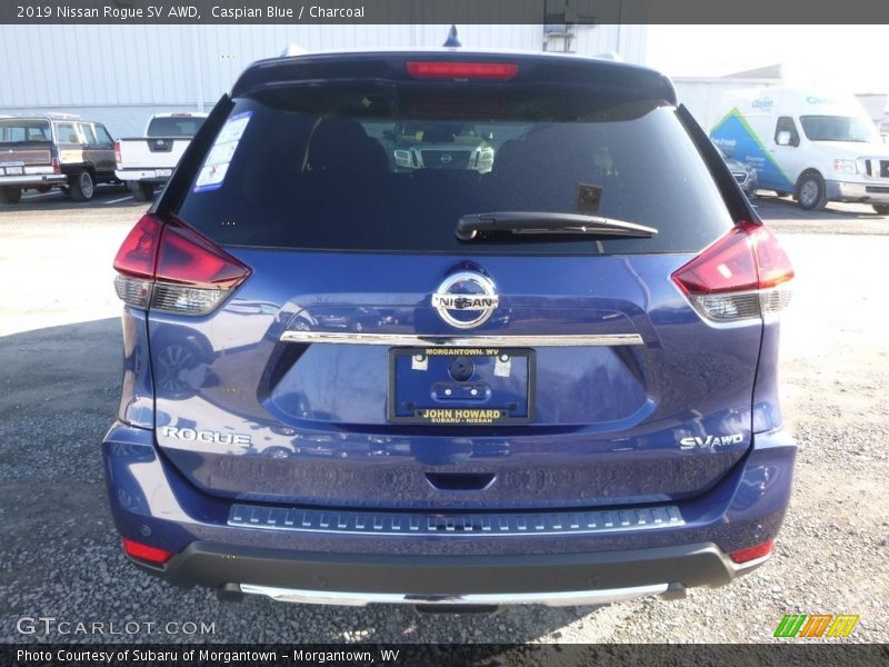 Caspian Blue / Charcoal 2019 Nissan Rogue SV AWD