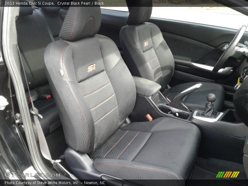 Crystal Black Pearl / Black 2013 Honda Civic Si Coupe