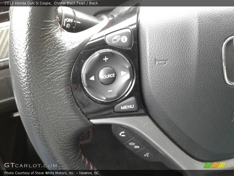 Crystal Black Pearl / Black 2013 Honda Civic Si Coupe