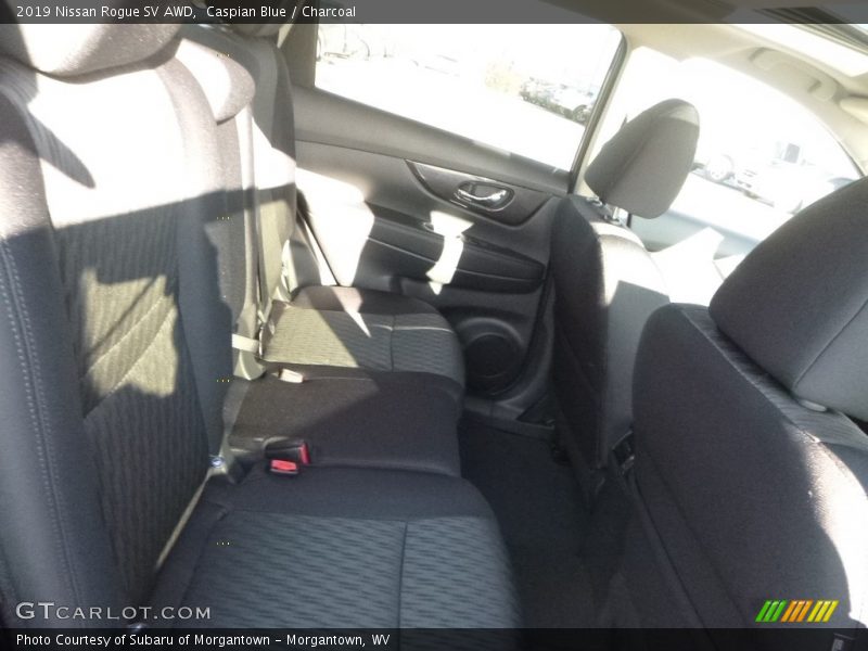 Caspian Blue / Charcoal 2019 Nissan Rogue SV AWD