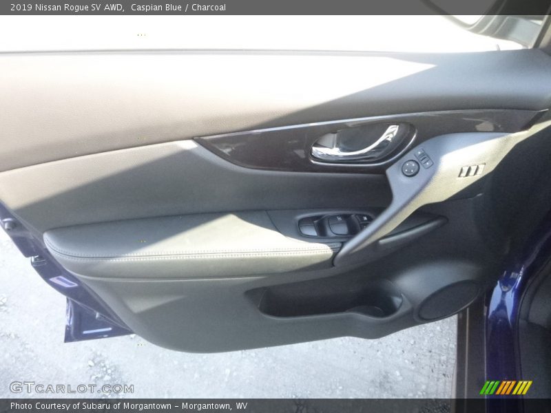 Caspian Blue / Charcoal 2019 Nissan Rogue SV AWD