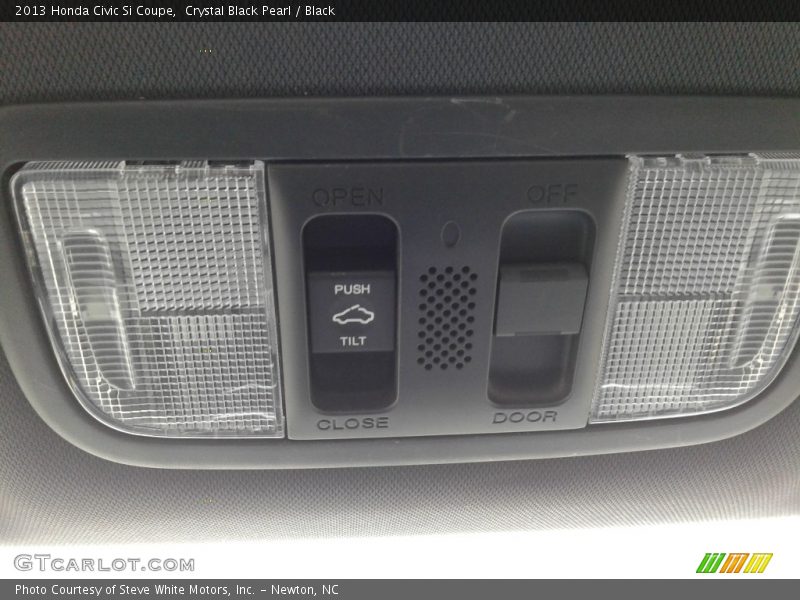 Crystal Black Pearl / Black 2013 Honda Civic Si Coupe