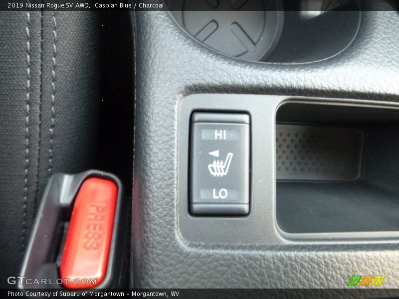 Caspian Blue / Charcoal 2019 Nissan Rogue SV AWD